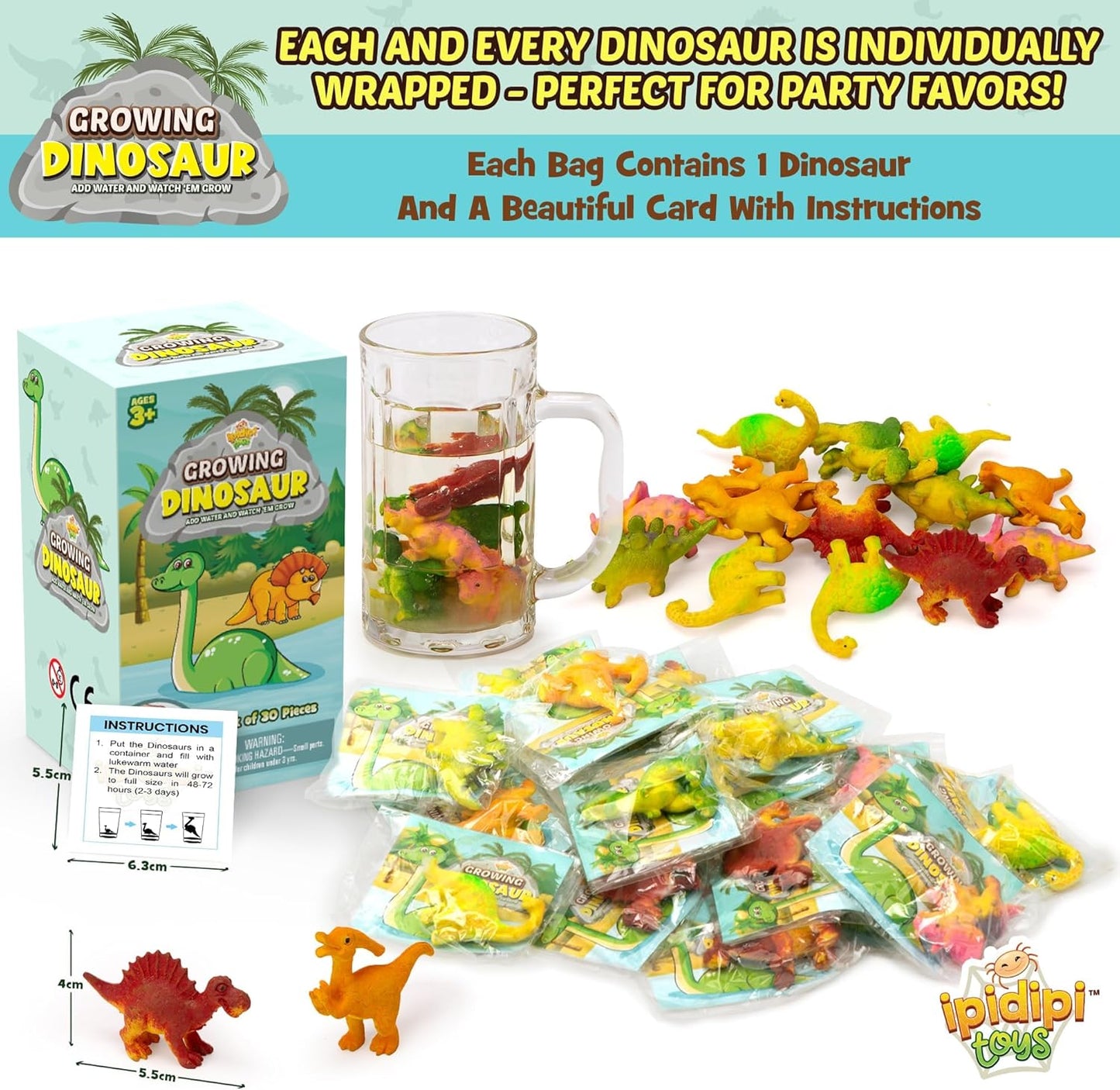 Water Growing Dinosaur Toys