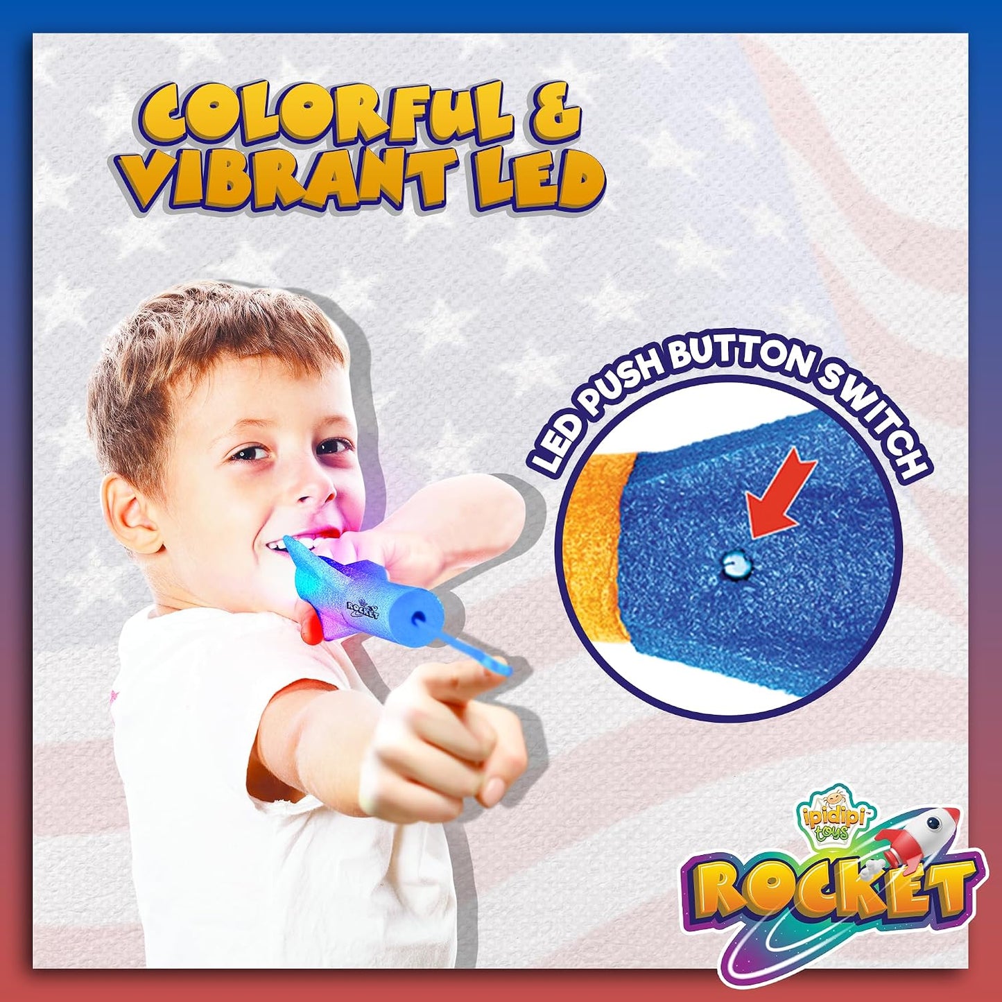 IPIDIPI TOYS Finger Rockets - Foam Rocket Launcher for Kids, Party Favors, High-Flying Air Rockets, Fun Gifts - view 6