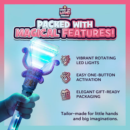 Light-Up Spinning Diamond Wand - view 4