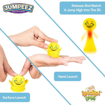 IPIDIPI TOYS Jumpeez LED Rocket Poppers - 24-Pack Light Up Spring Launcher Toys - view 3