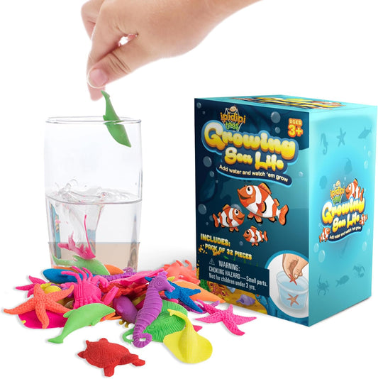 Water Growing Sea Creatures Animals - 32 Pack