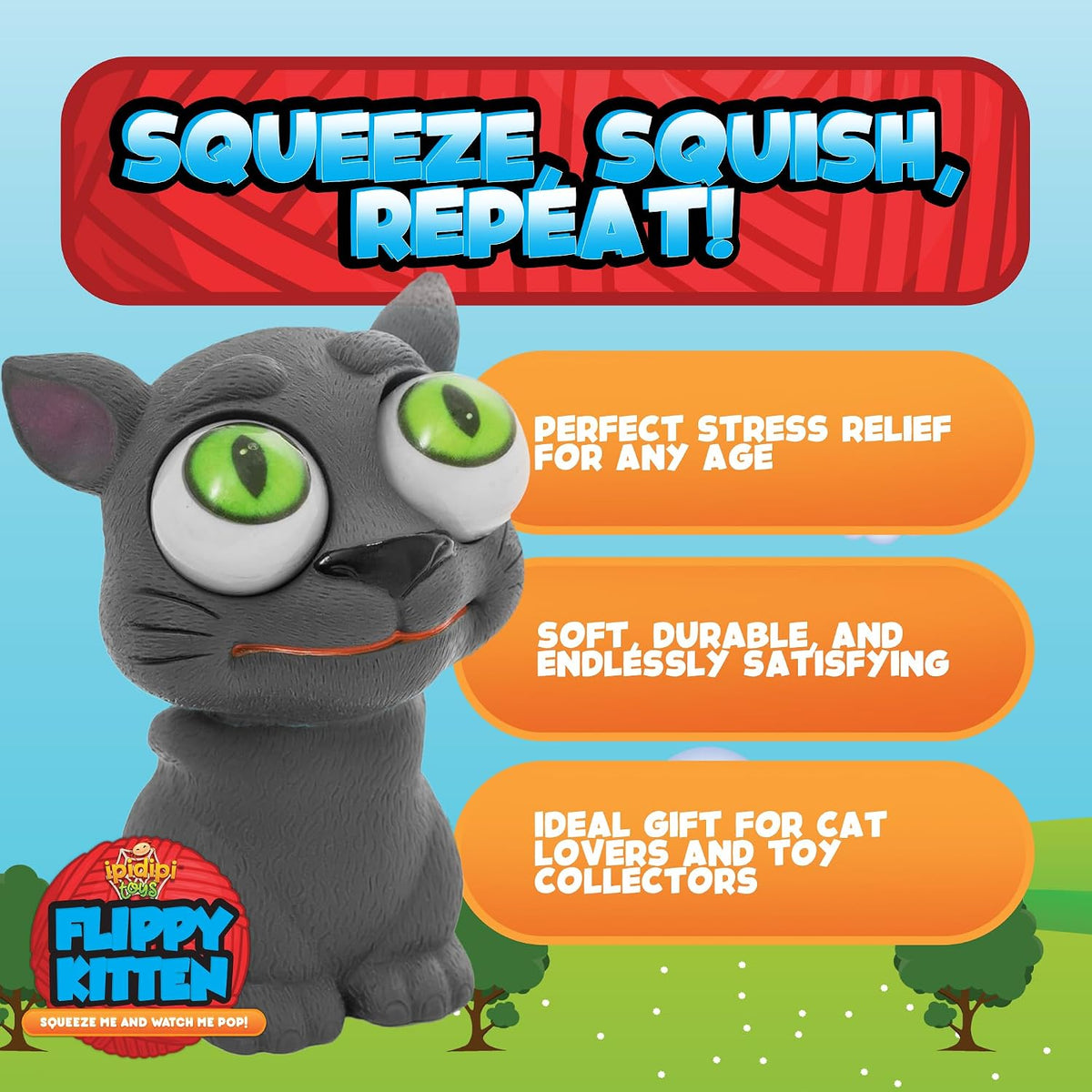 Poppin' Peepers Flippy Kitten - view 2