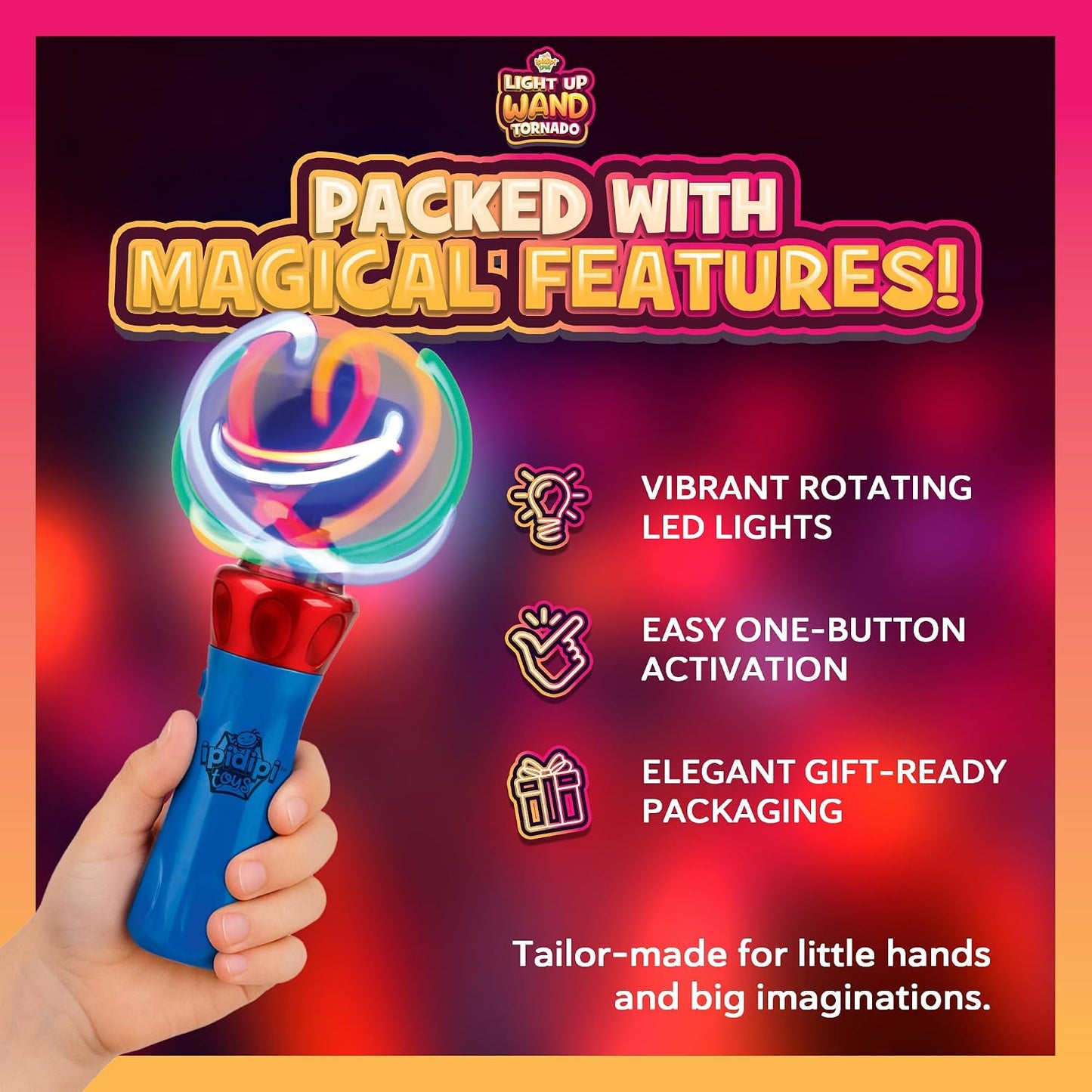 Light-Up Wand, Rotating LED Toy - view 4
