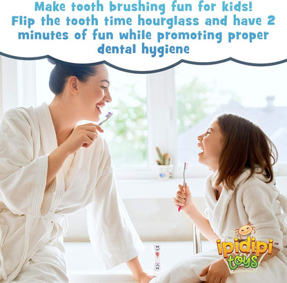IPIDIPI TOYS 2-Minute Hourglass Teeth Brushing Timer - Pack of 3 - view 4