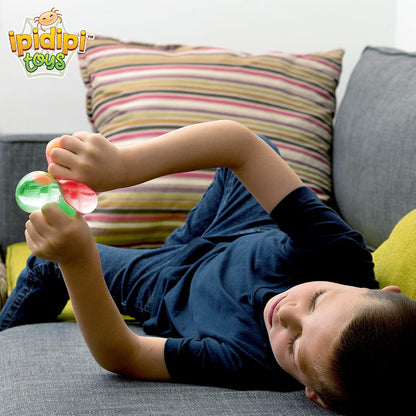 Funky Egg Splat Ball Squishy Toys | 6 Pack | Stress Relief Eggs Yolk Balls - view 5