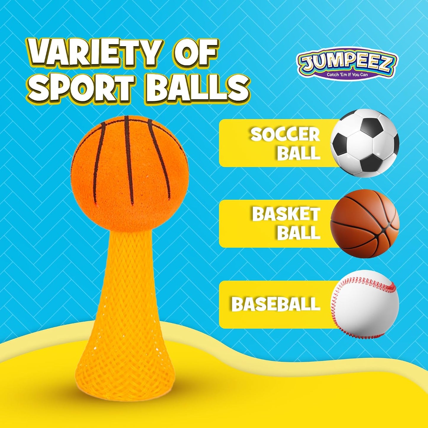 IPIDIPI TOYS Jumpeez Sport Ball Rocket Poppers - 24-Pack Jumping Spring Launcher Toys - view 3