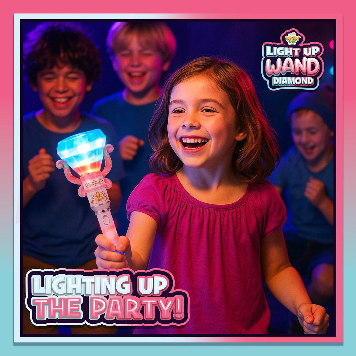 Light-Up Spinning Diamond Wand - view 5