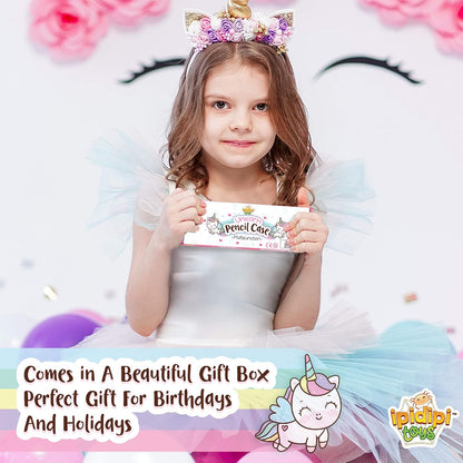 Pop Up Unicorn Pencil Case for Kids, Multifunction Stationery Organizer Box with Calculator, Sharpener, and Pe - view 5