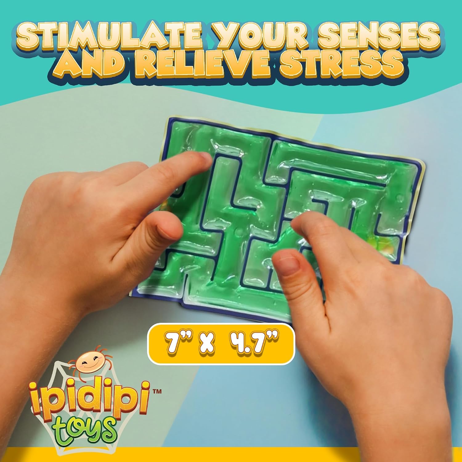 IPIDIPI TOYS Gel-Filled Maze Puzzle - Pack of 3, Quiet Sensory Fidget Toy - view 4