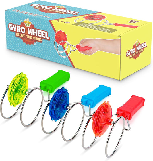 Retro Magic Rail Twirler - 3 Pack - Light Up Magnetic Kids Sensory Toy
