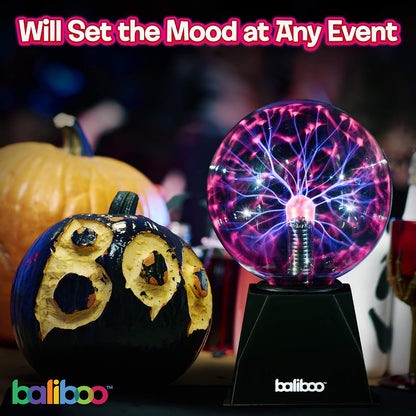BALIBOO 6" Plasma Ball Light - Touch & Sound Activated Lightning Globe - view 5