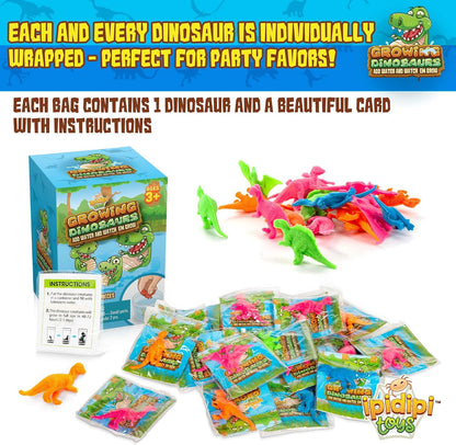 Water Growing Dinosaurs - 25 Pack - Individually Wrapped Favors - view 4