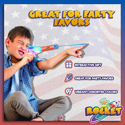 IPIDIPI TOYS Finger Rockets - Foam Rocket Launcher for Kids, Party Favors, High-Flying Air Rockets, Fun Gifts - view 5