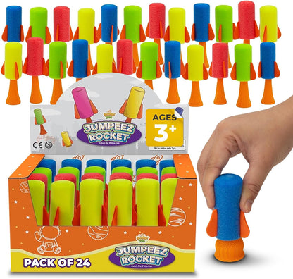 IPIDIPI TOYS Jumpeez Rocket Poppers - 24-Pack Jumping Rockets - view 5