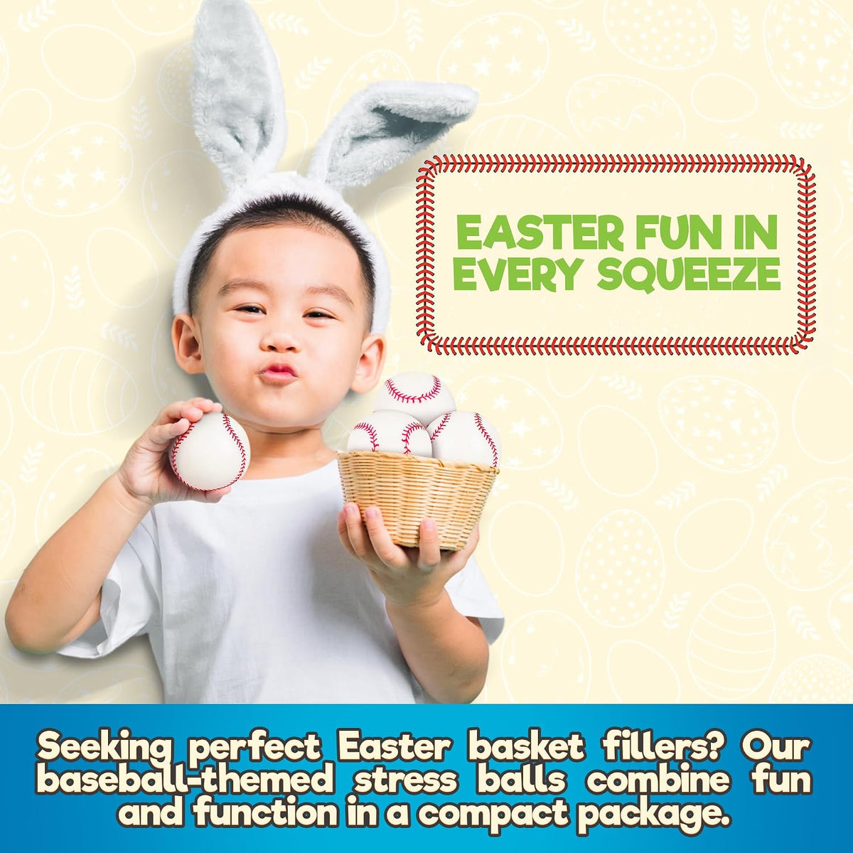 Baseballs Splat 'N' Stick Balls 3 Pack Sensory Toy - view 5