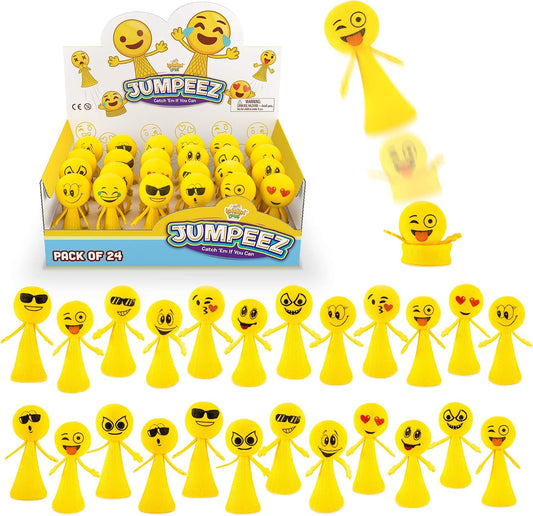 Jumping Smiley Popper Spring Launchers Toys