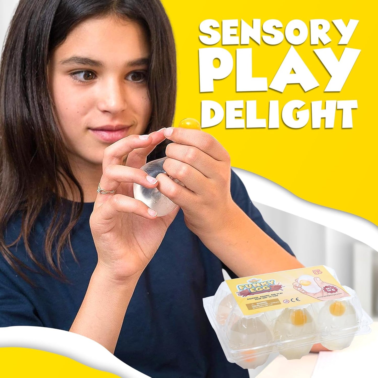 Funky Egg Ball Squishy Toys