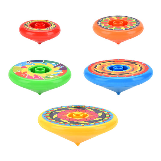 IPIDIPI TOYS Spineez Stacking Spinning Tops for Kids – Set of 3, UFO Spinner Toys
