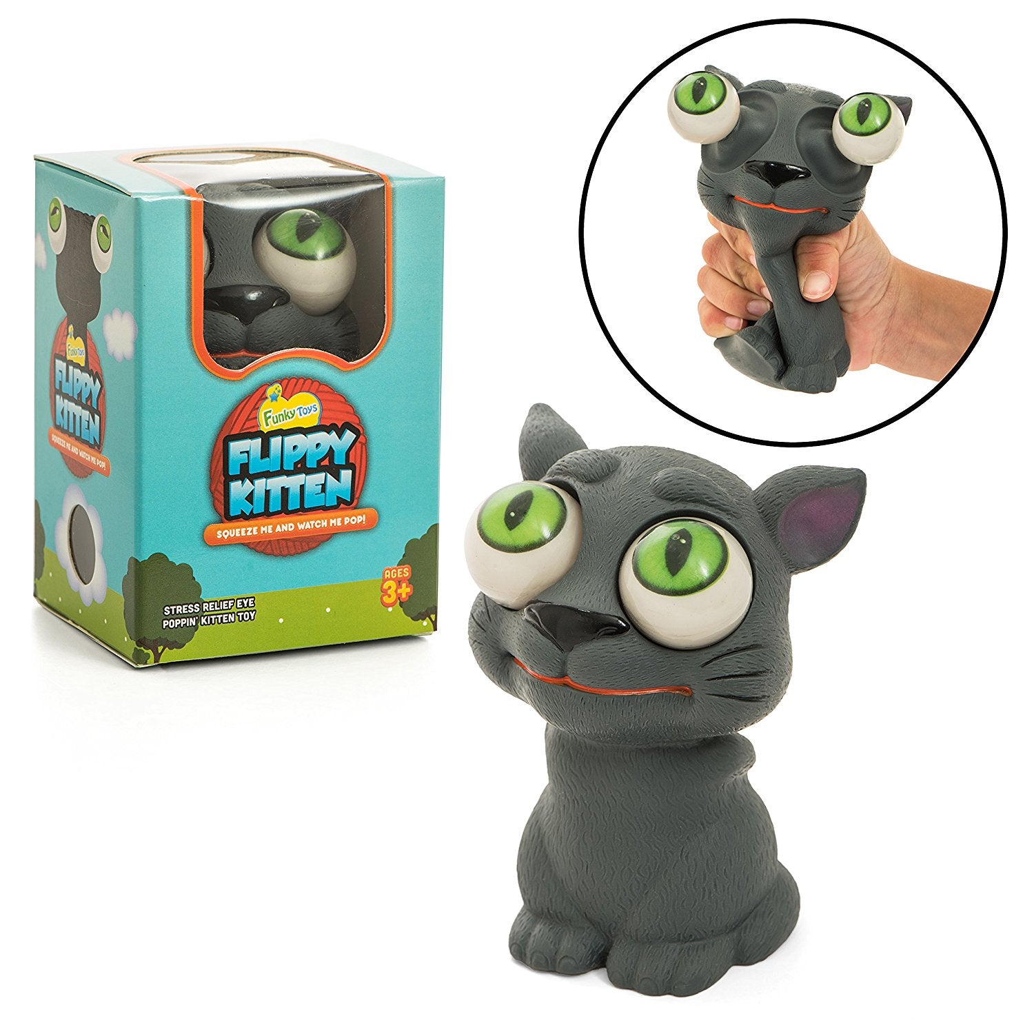 Poppin Peepers Flippy Kitten Funky Toys Co