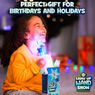 Light-Up Snowflake Spinning Wand - Pretend Play