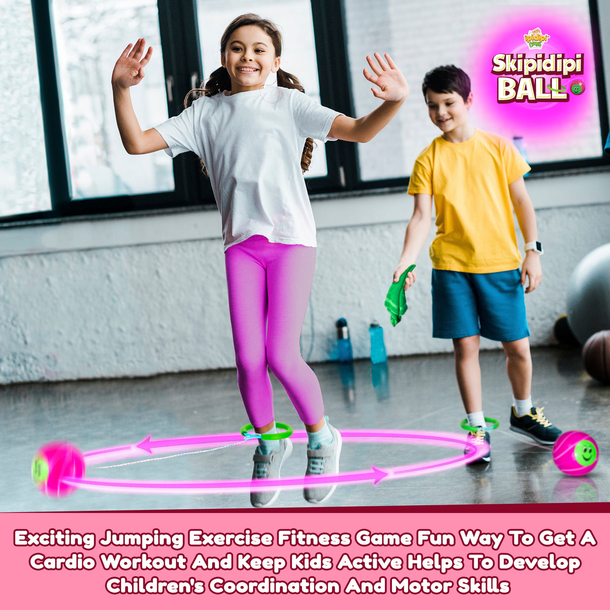 Skip It Ankle Toy - Improve Coordination, Get Exercise The Fun Way